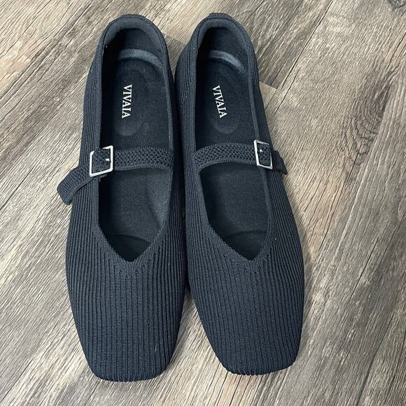 VIVAIA Margot Mary Jane Women Flat Shoes Slip on Square-Toe   Size 41/41.5‎ - Picture 4 of 7